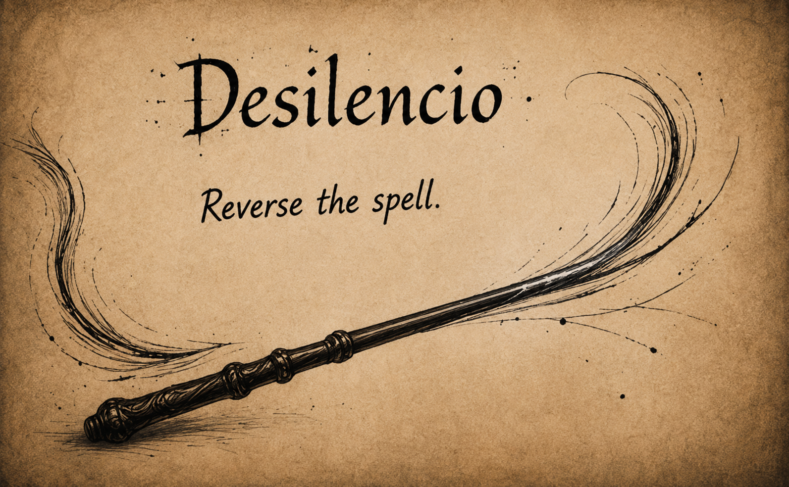 Reversing the spell with Desilencio